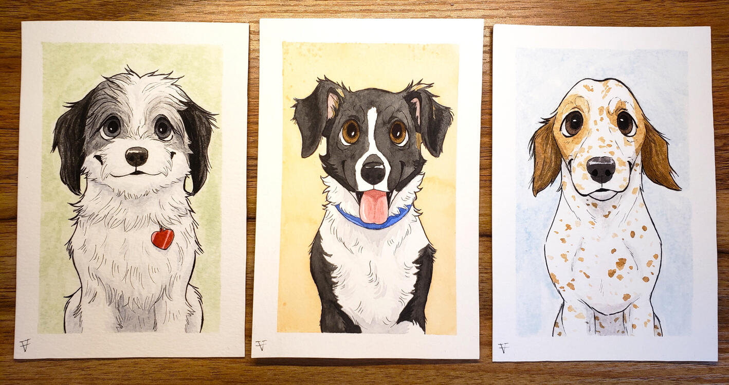 4" x 6"= $20 (cada uno)